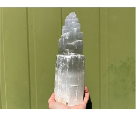 Seleniet ijsberg lamp groot Satijnspaat XL