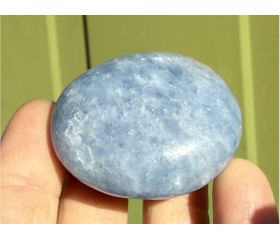 Blauwe Calciet handsteen 