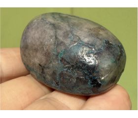 Ajoiet met Chrysocolla handsteen