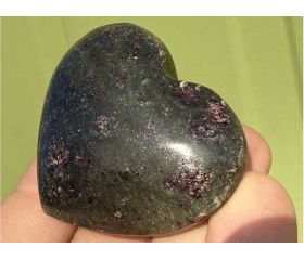 Eclogiet - Eklogiet - Granaat in groene Pyroxeen - hart