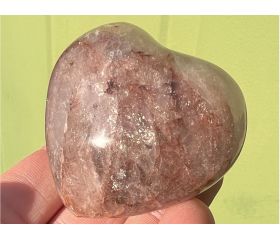 Hematoide kwarts - Red Healer Lemurian hart