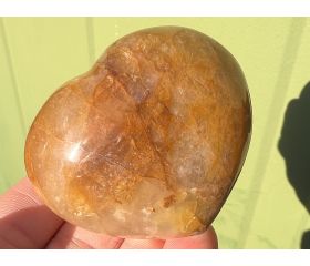 Golden Healer - Limonietkwarts hart