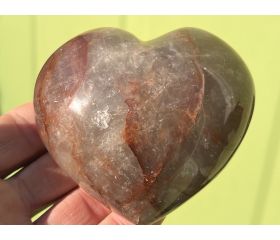 Hematoide kwarts - Red Healer Lemurian XL