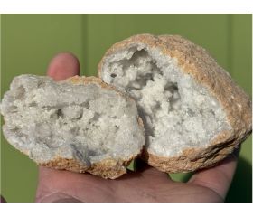 Bergkristal Geode set