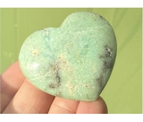 Chrysopraas hart uit Indonesië