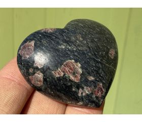 Eclogiet - Eklogiet - Granaat in groene Pyroxeen - hart