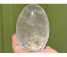 Bergkristal met Limoniet sculptuur Madagaskar