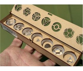 Bergkristal Geometrie Set, 7-Delige