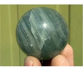 Blauwe Onyx Aragoniet - Lemurian Aquatine bol