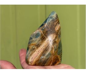 Blauwe Onyx Aragoniet - Lemurian Aquatine 