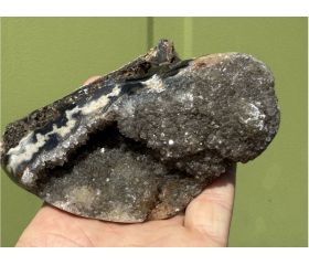 Amethist met Agaat Chalcedoon 
