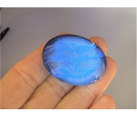 Indonesische Blauwe Barnsteen - Amber UV actief