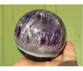 Agaat met Amethist Chalcedoon bol 