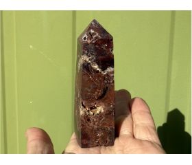 Jaspis rood met Druzy uit Indonesië