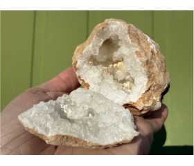 Bergkristal Geode set