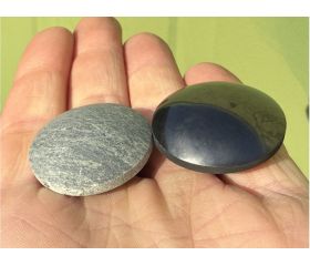 Shungite met Karelisch Steatiet harmoniser broekzaksteen set