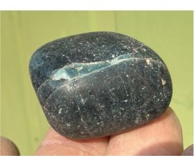 kneusjeshoek Apatiet blauw broekzaksteen 