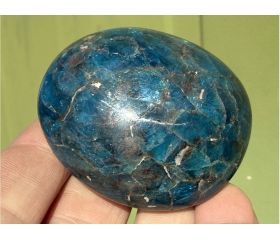 Apatiet blauw handsteen XL