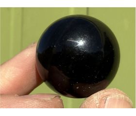 Amber - Blauwe Barnsteen uit Indonesië bol