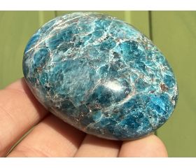 Apatiet blauw handsteen XL