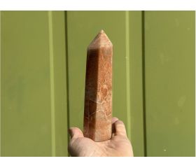 Perzik Maansteen obelisk punt XL Madagaskar