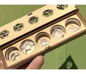 Bergkristal Geometrie Set, 5-Delige
