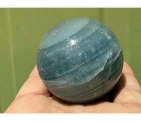 Blauwe Onyx Aragoniet - Lemurian Aquatine  bol 