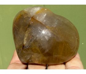 Golden Healer - Limonietkwarts hart