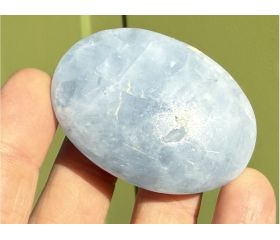 Blauwe Calciet handsteen 