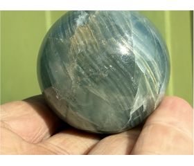 Blauwe Onyx Aragoniet - Lemurian Aquatine  bol 