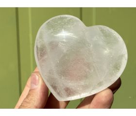 Bergkristal hart uit Madagaskar 