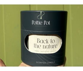 Pottie Pot kaars, Back to nature Kambaba | Rookkwarts
